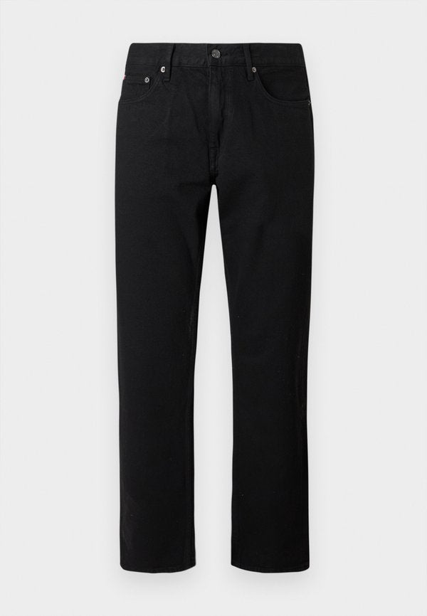 Tommy Hilfiger WASHED REGULAR STRAIGHT LEG BLACK JEANS
