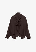 Vero Moda TOP VMADALYN TOP - Blouse - chocolate torte