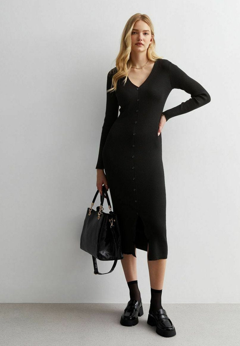 New Look BUTTON FRONT MIDI