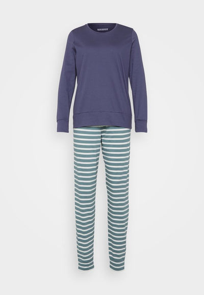 Schiesser SCHLAFANZUG LANG - CASUAL ESSENTIALS SET