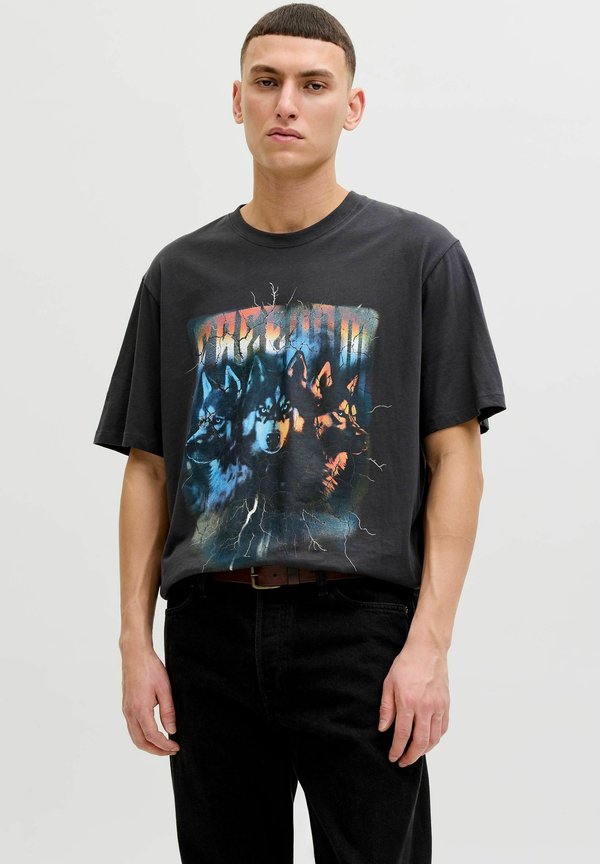 Jack & Jones T- - Print T-shirt - phantom