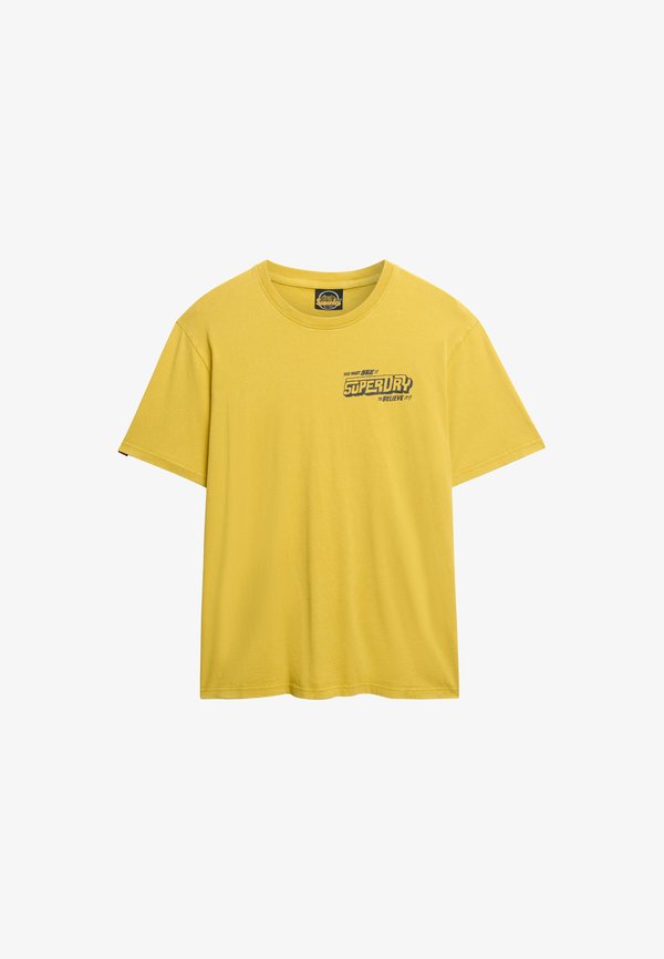Superdry & Co Print T-shirt - oil yellow