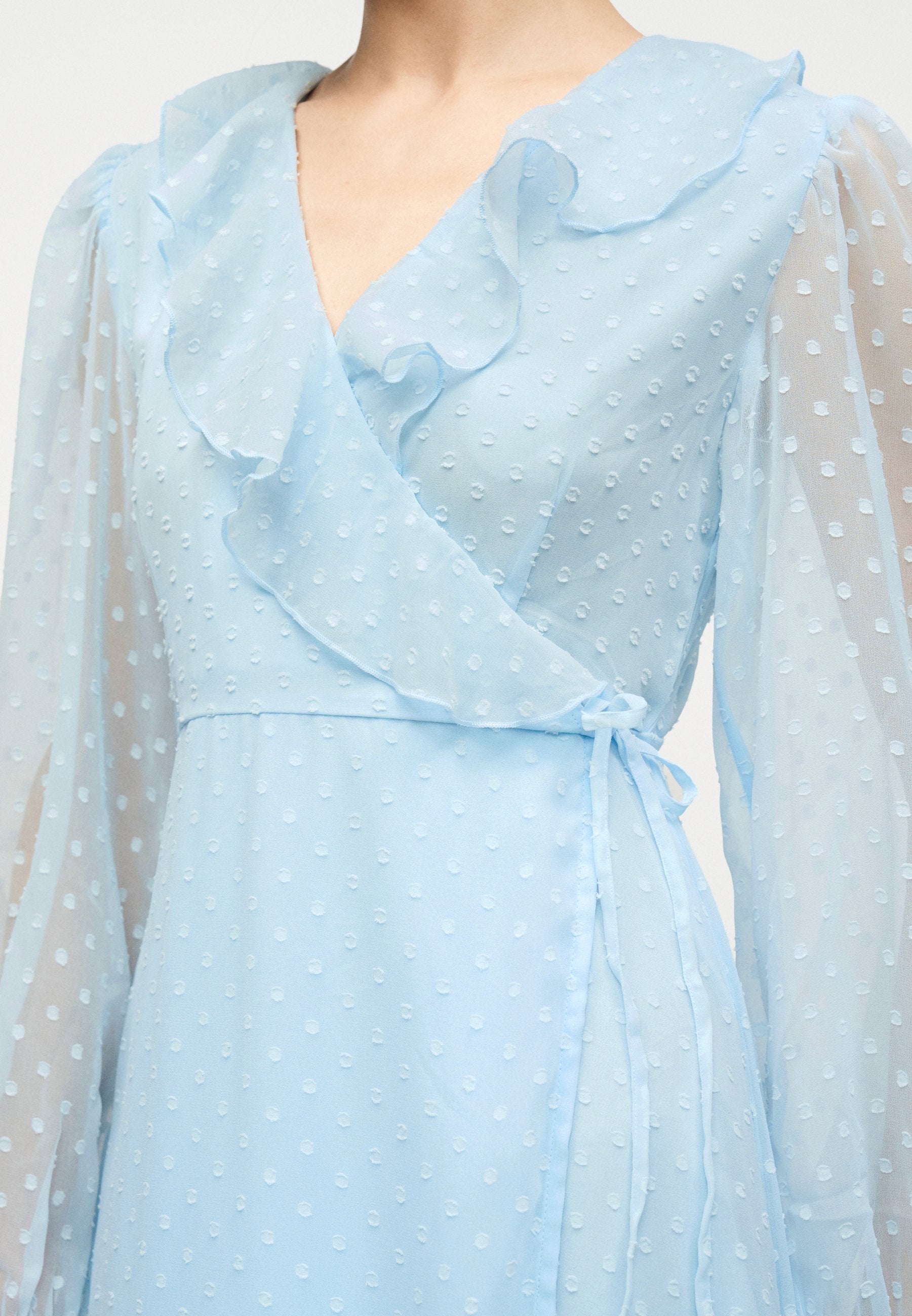 VILA VIEDEE V NECK ANKLE DRESS
