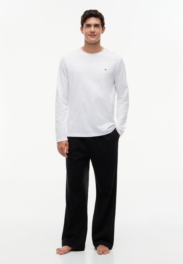 Tommy Hilfiger SET SIGNATURE  - Pyjama set - white/black
