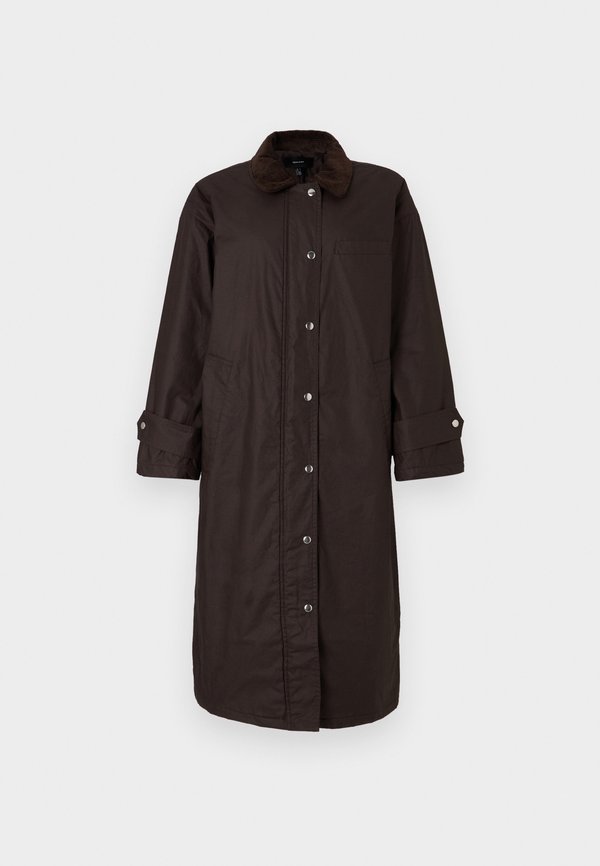 Vero Moda VMZODIAC - Winter coat - chocolate torte