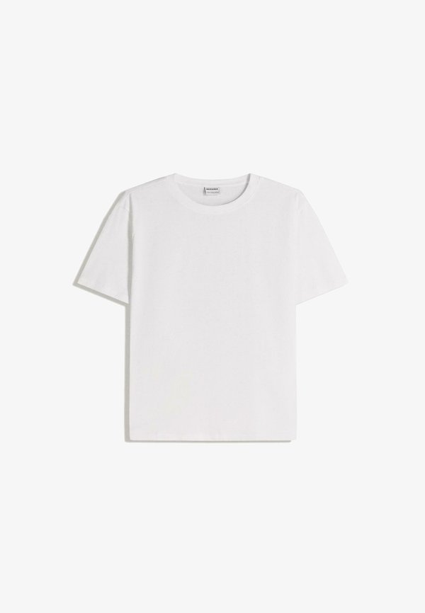 Bershka Basic T-shirt - white