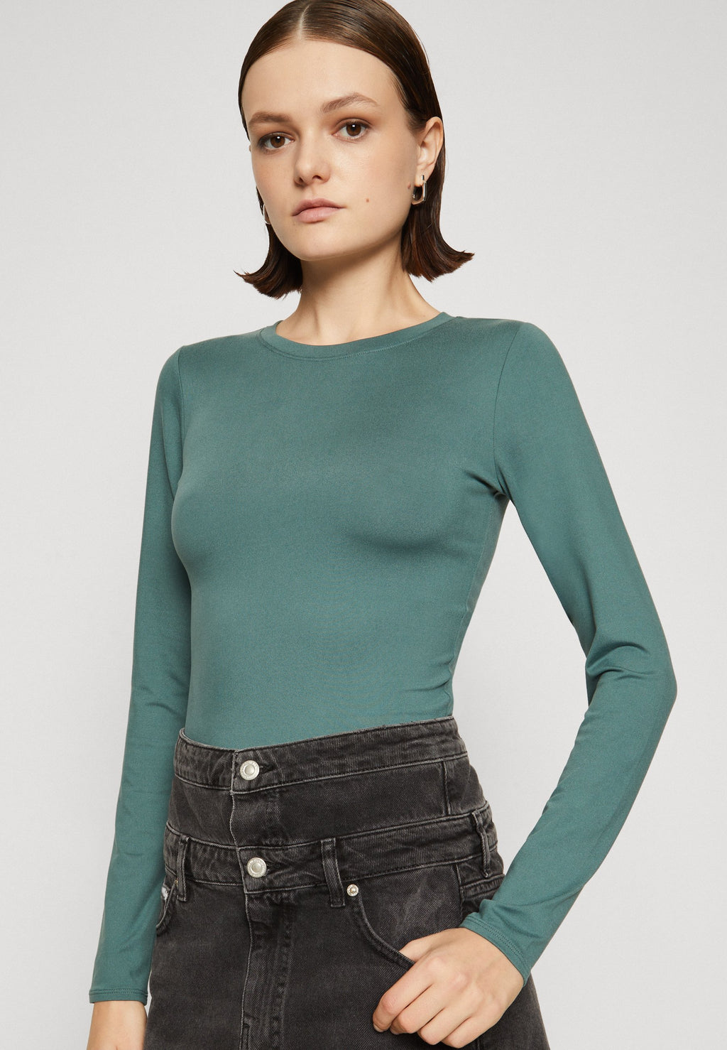 Hollister Co. FLAT SEAMLESS CREW