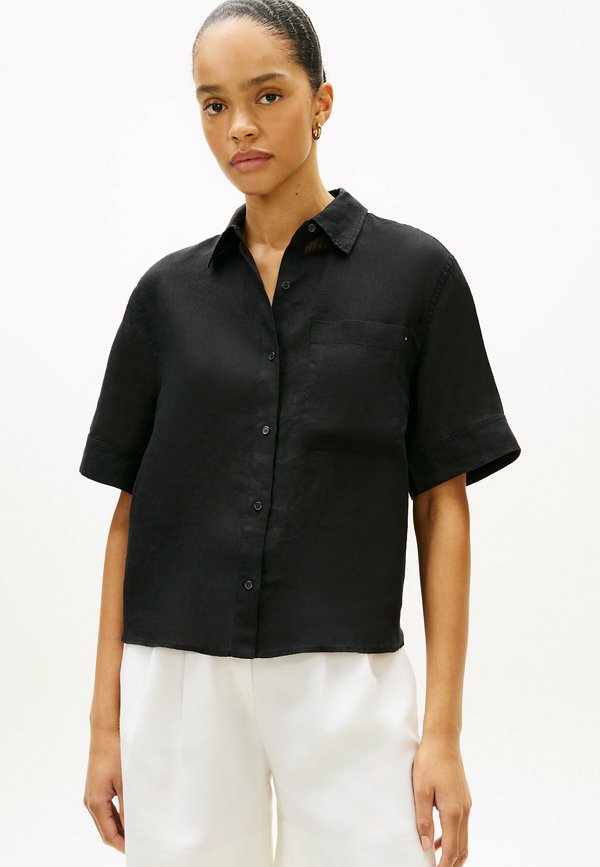Tommy Hilfiger Button-down blouse - black