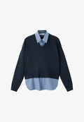 Mango Jumper - dark blue