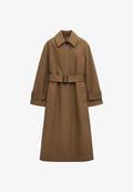 Mango Classic coat - brown