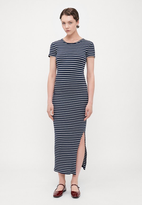 Vero Moda Tall VMSEA DRESS - Maxi dress - navy/snow white