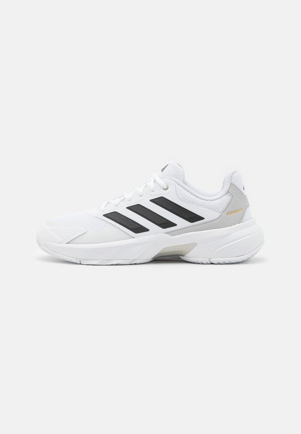 adidas Performance COURTJAM CONTROL 3 - Clay court tennis shoes - cloud white/core black/grey two