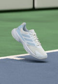 adidas Performance COURTJAM CONTROL 3 - Multicourt tennis shoes - footwear white/crystal white/silver-coloured metallic