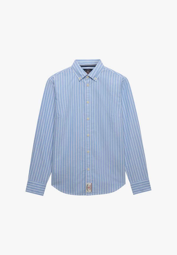Superdry & Co OXFORD LONG SLEEVE - Button-down blouse - broker blue stripe