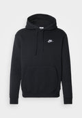 Nike Sportswear SPORTSWEAR CLUB FLEECE - Hoodie - black/white