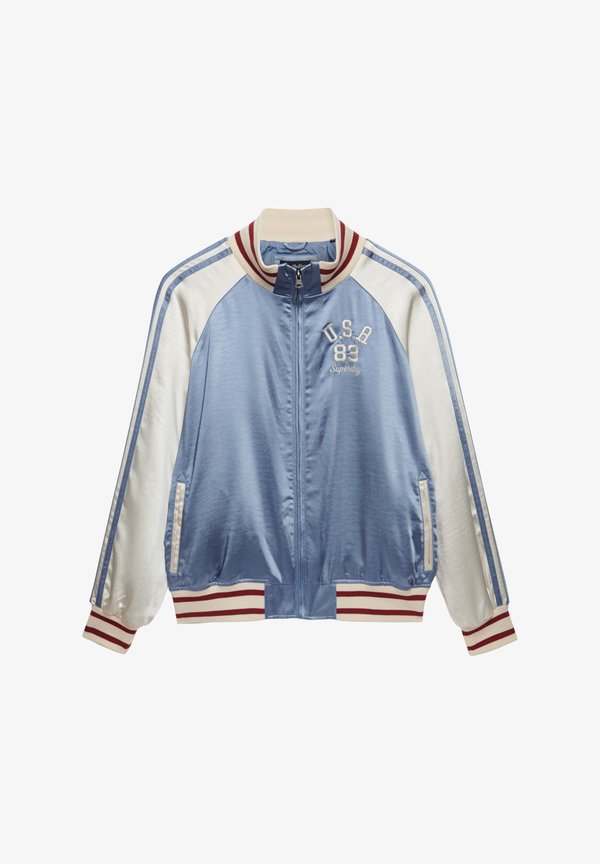 Superdry & Co SUIKA TRACK - Bomber Jacket - tidal blue