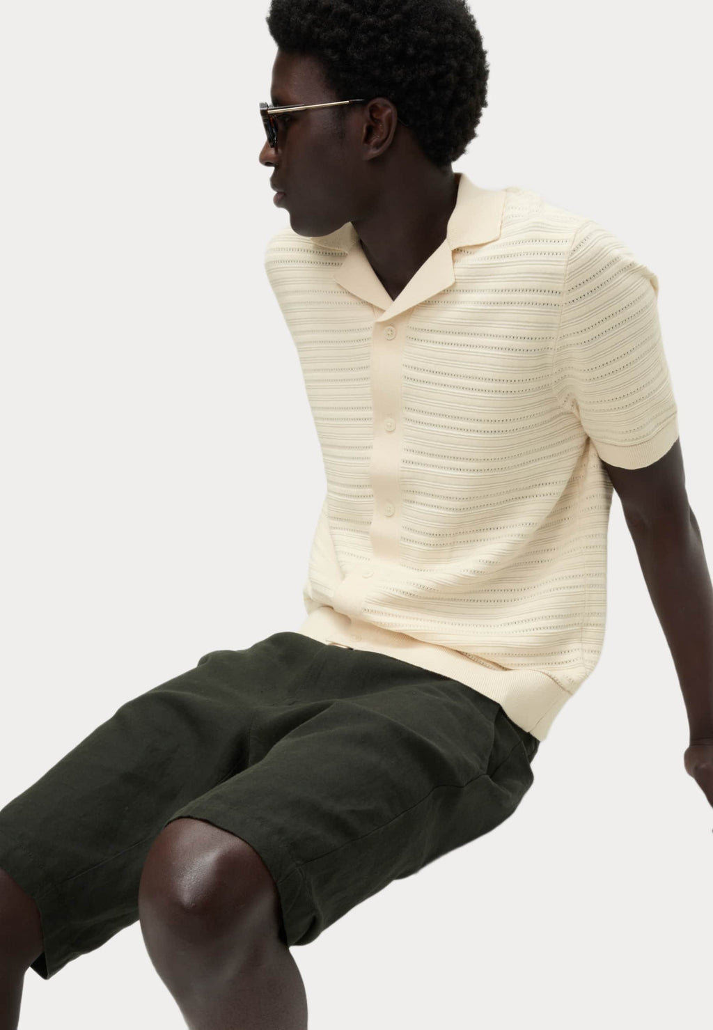 Marks & Spencer RICH TEXTURED BUTTON THROUG