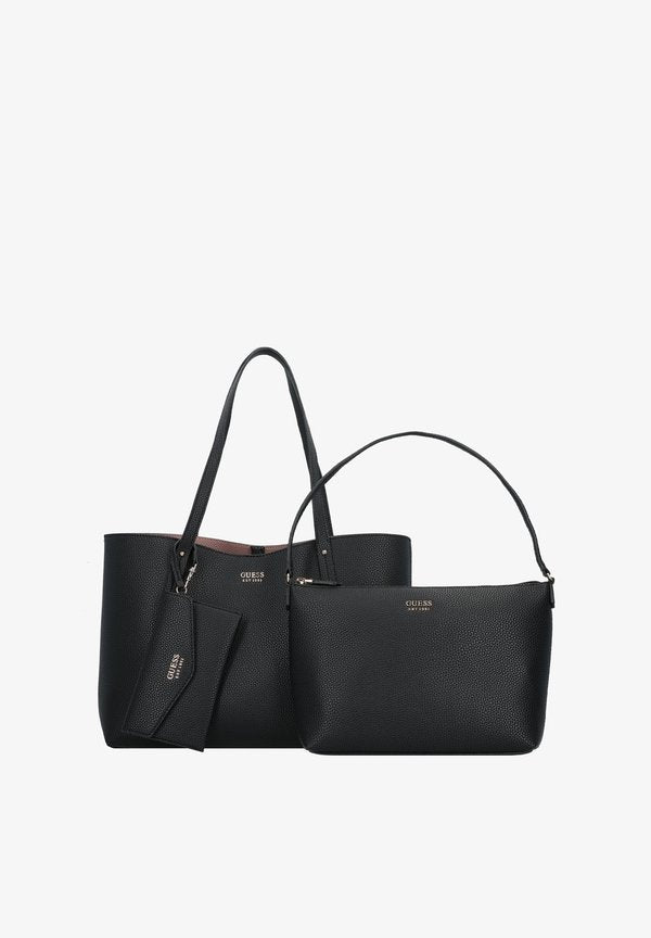 Guess BRENTON TOTE - Tote bag - black