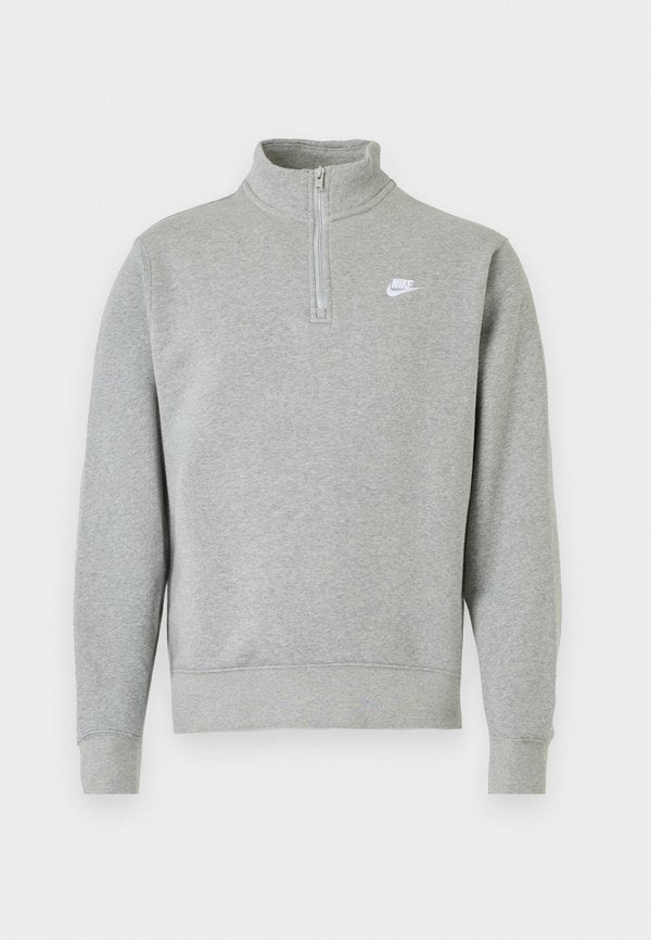 Nike Sportswear CLUB - Sweatshirt - grey heather/smoke grey/white