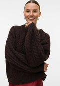 Vero Moda Knitted VMDREAM Knitted - Jumper - chocolate torte