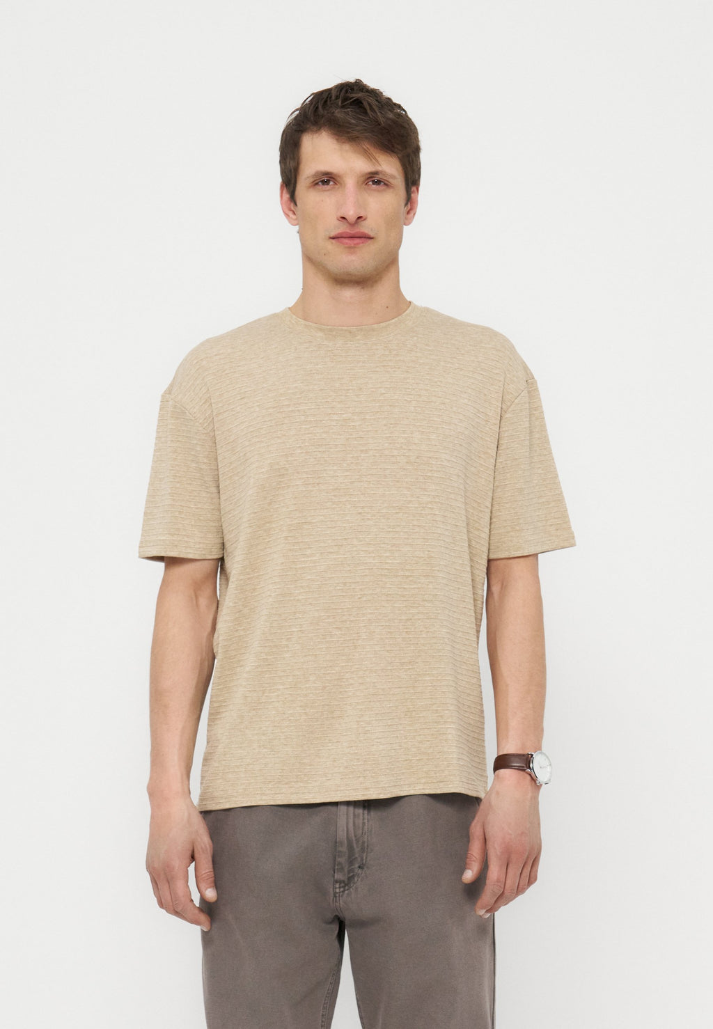 Pier One TEXTURED RIB  TEE