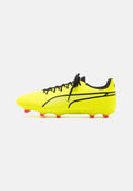 Puma KING PRO - Firm-ground football boots - electric lime/black/poison pink