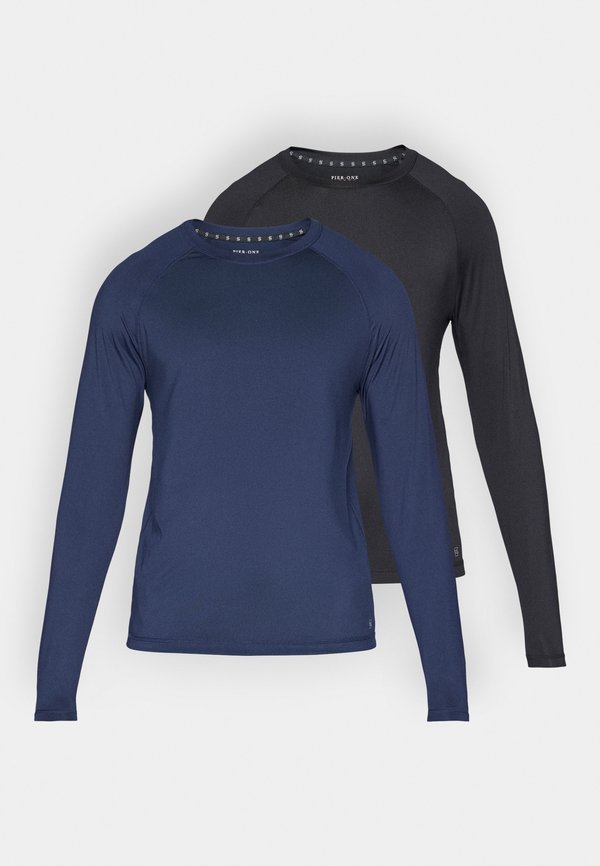 Pier One Sport LONG SLEEVE CREW NECK TOP 2 PACK
