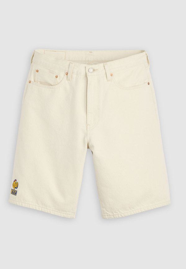 Levi's® WORLD CUP FOOTBALL 478® BAGGY - Denim shorts - white