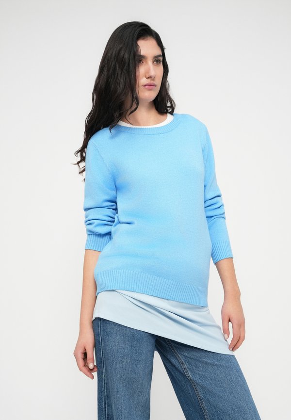 VILA VIRIL O-NECK L/S KNIT TOP - NOOS