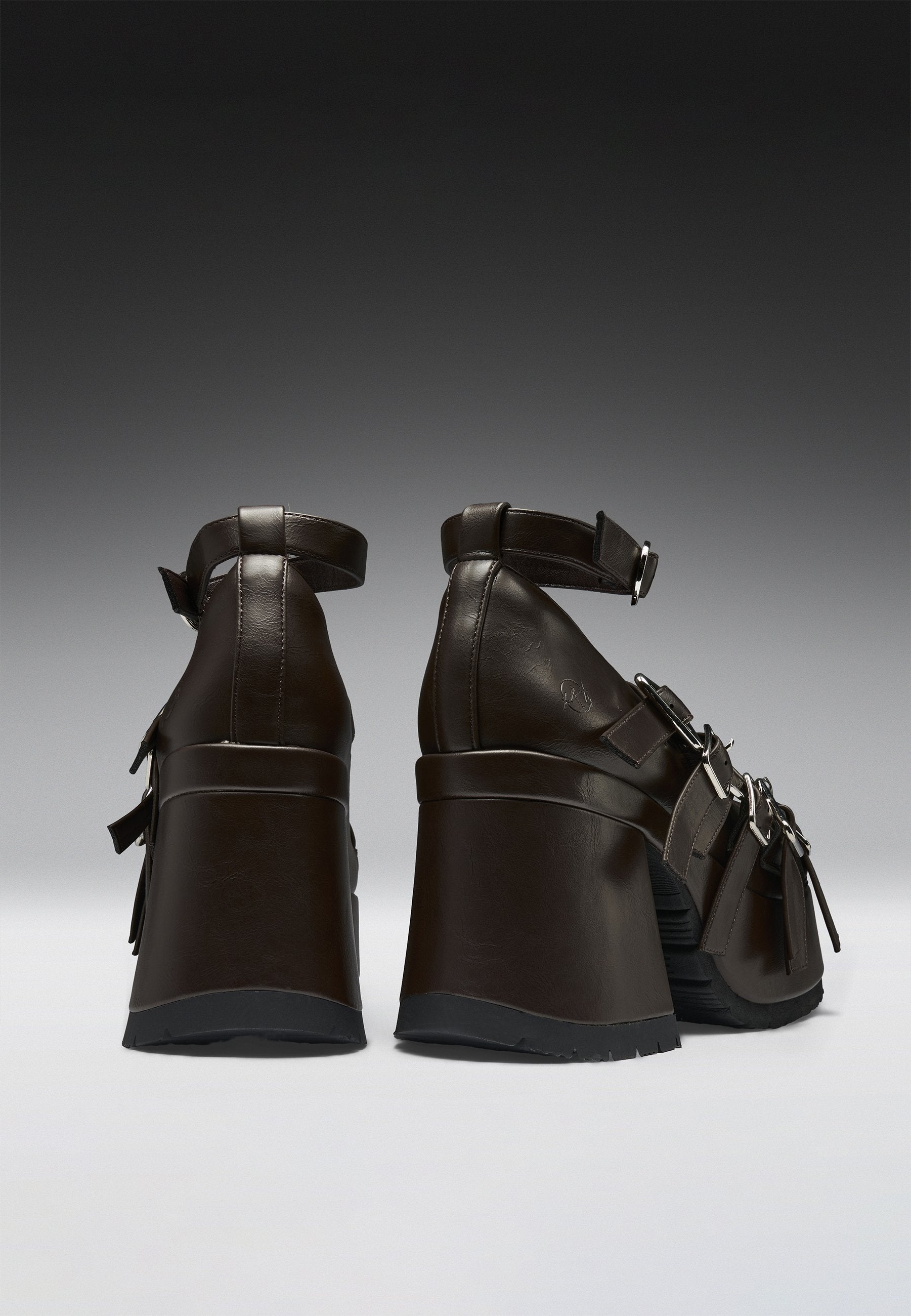 Koi Footwear AVALON STRAPPY HEELED SHOES ACORN