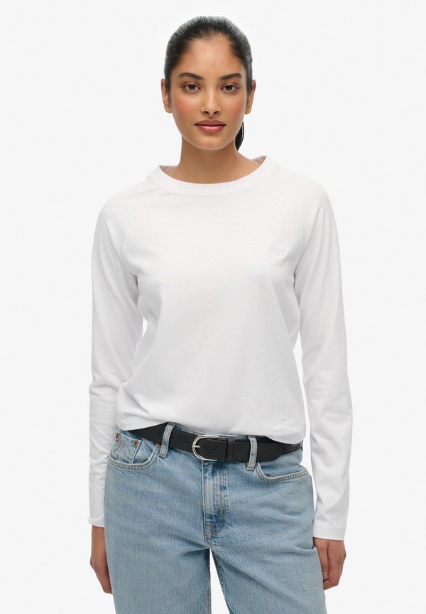 Superdry & Co ESSENTIAL LOGO - Long sleeved top - optic