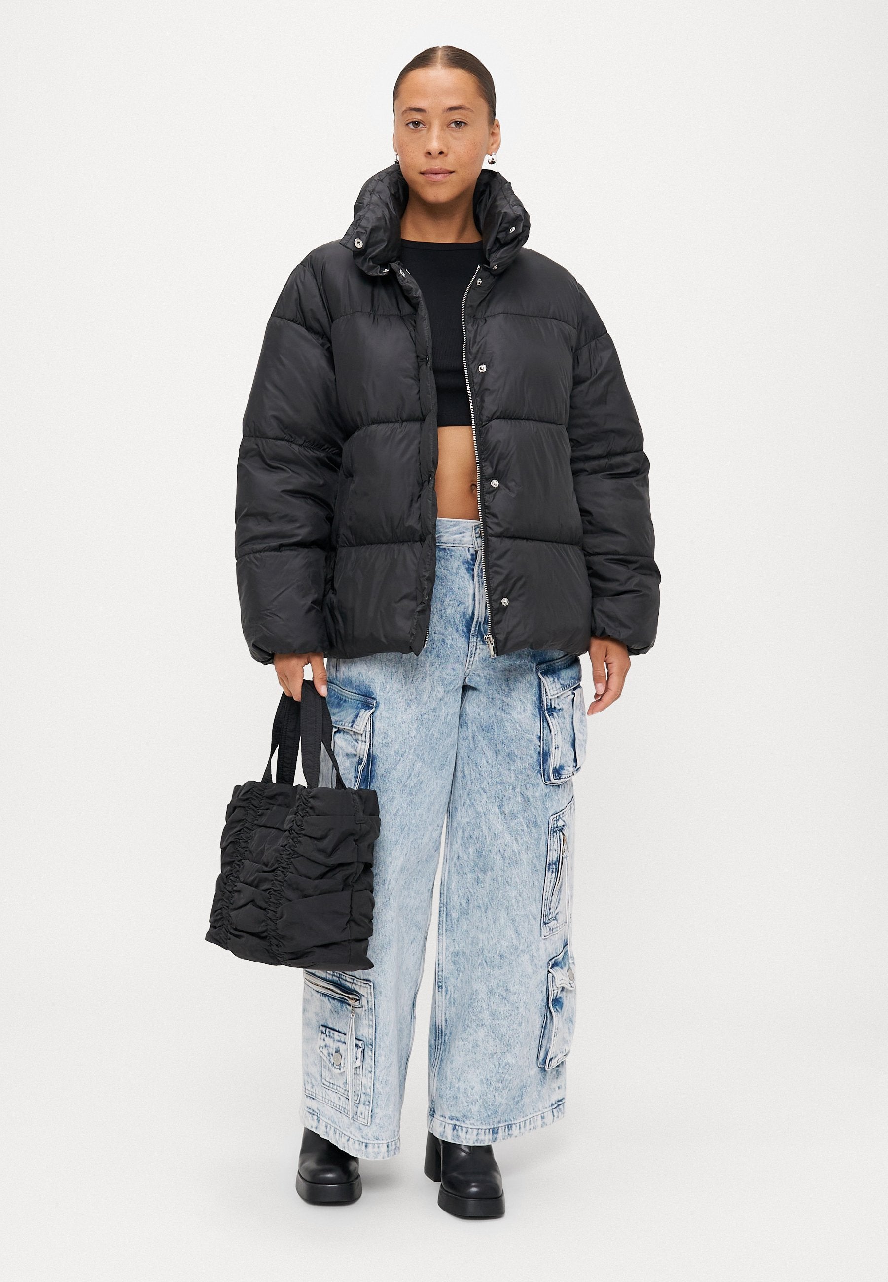 Gina Tricot Petite BELTED PUFFER JACKET