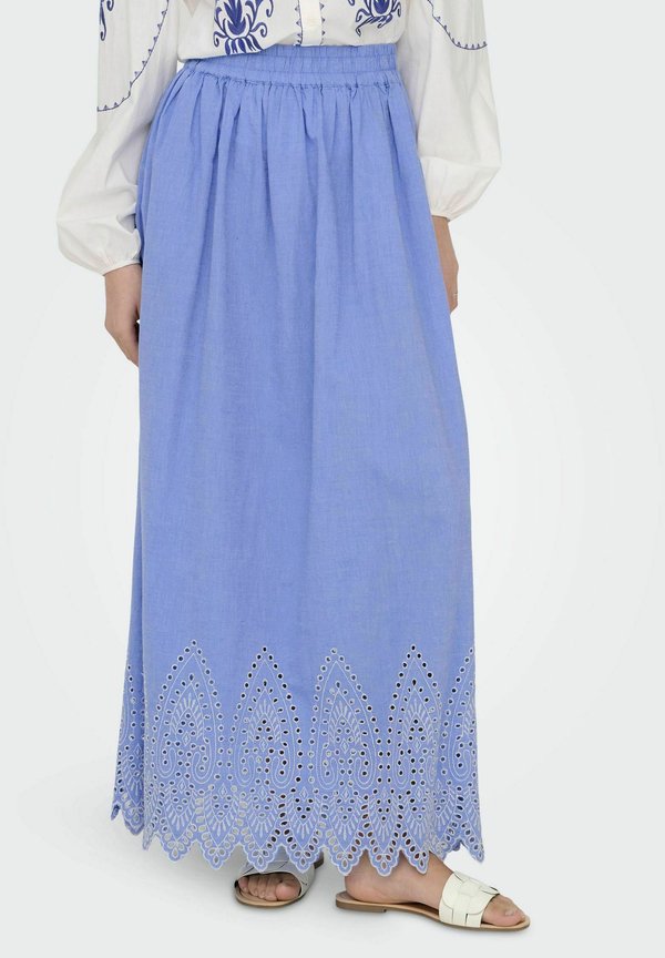 ONLY ONLTULUM Long - Maxi skirt - blue bonnet