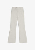 Bershka FLARED - Trousers - white