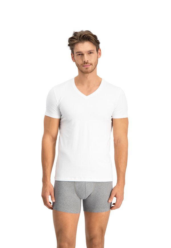 Levi's® 3 PACK - Basic T-shirt - weiß