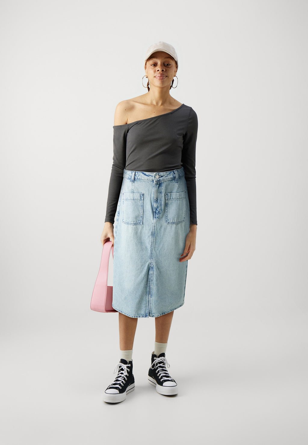 ONLY ONLLILIAN POCKET MIDI SKIRT
