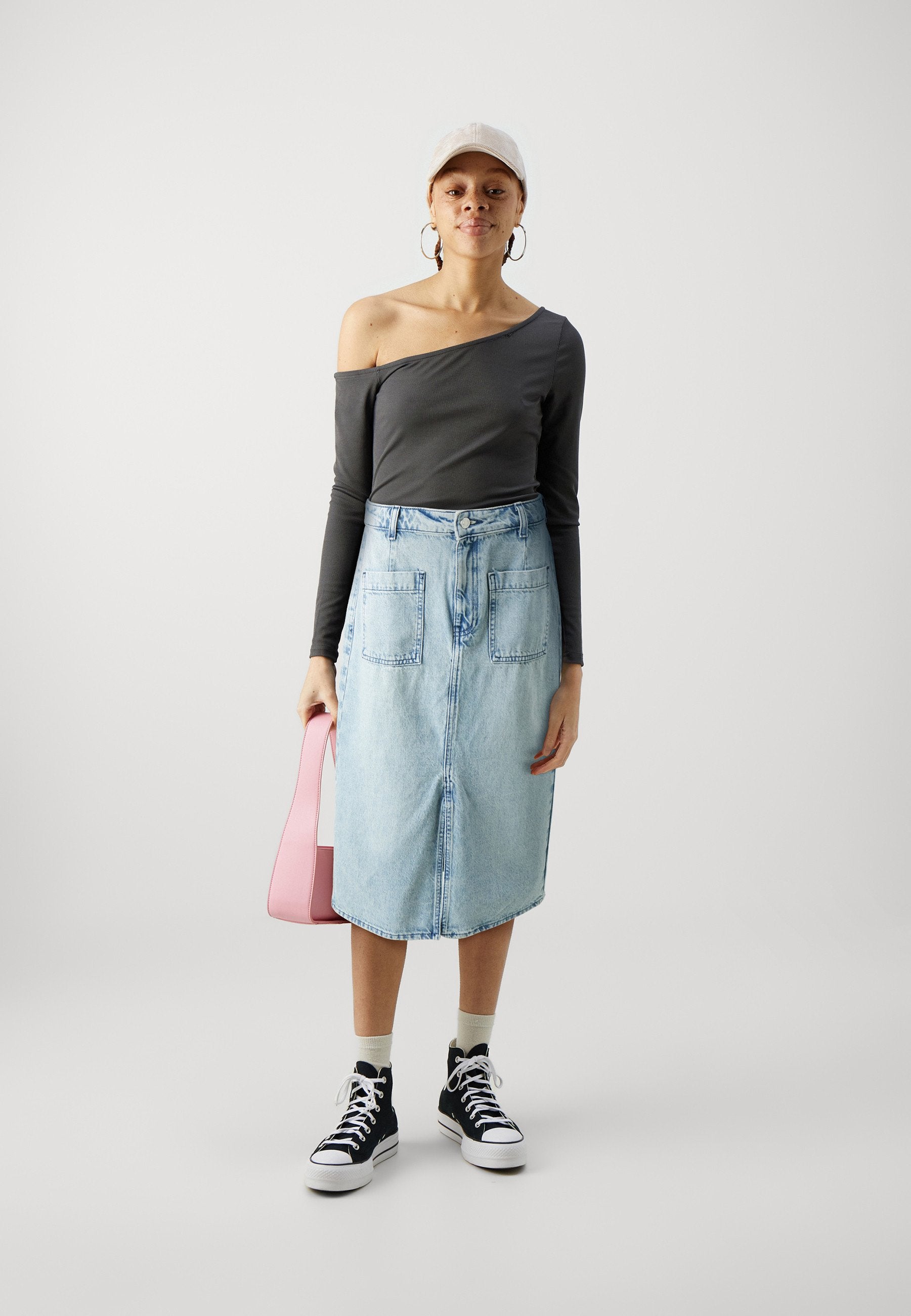 ONLY ONLLILIAN POCKET MIDI SKIRT
