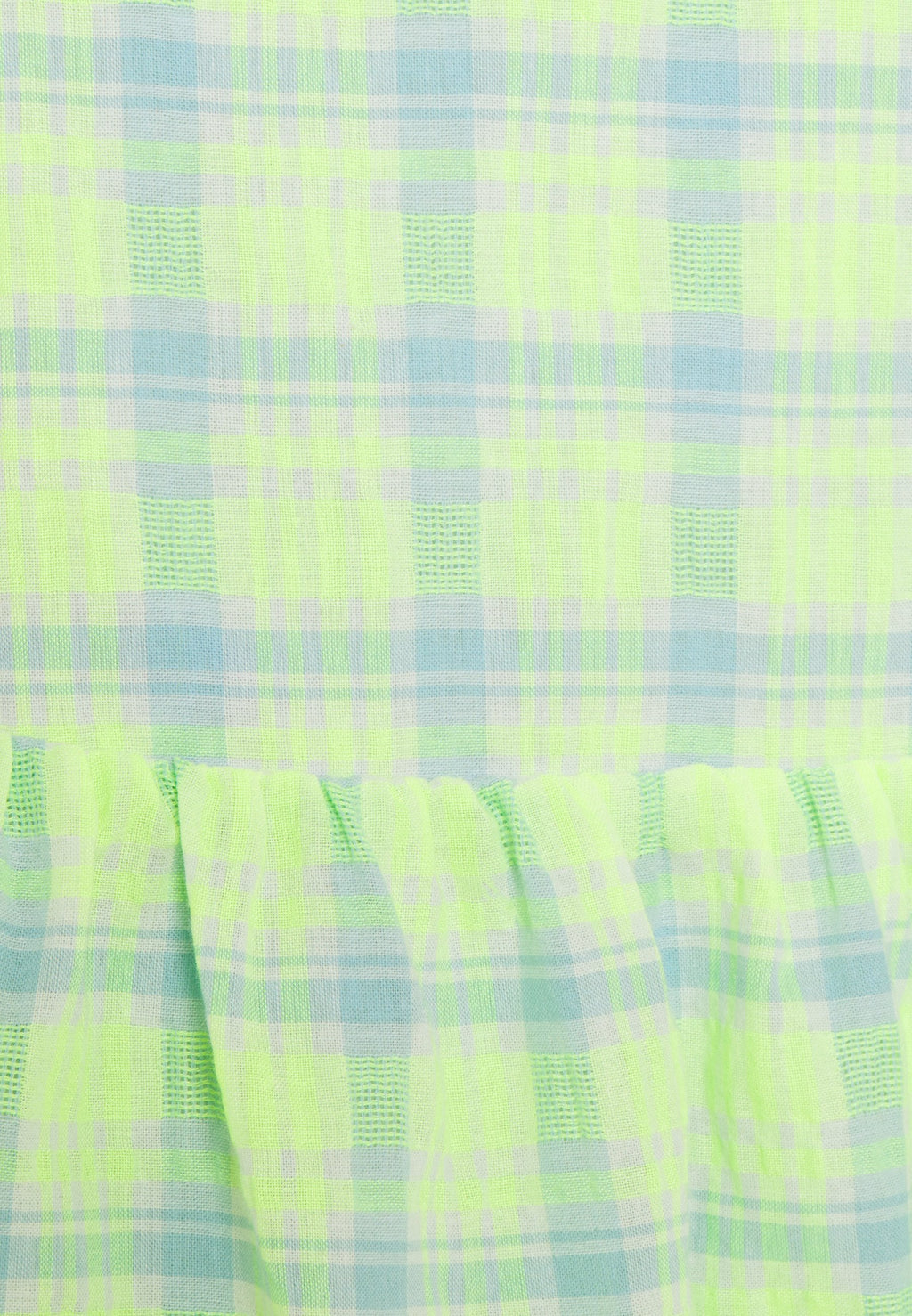 Noisy May Petite NMNEON  V NECK CHECK DRESS
