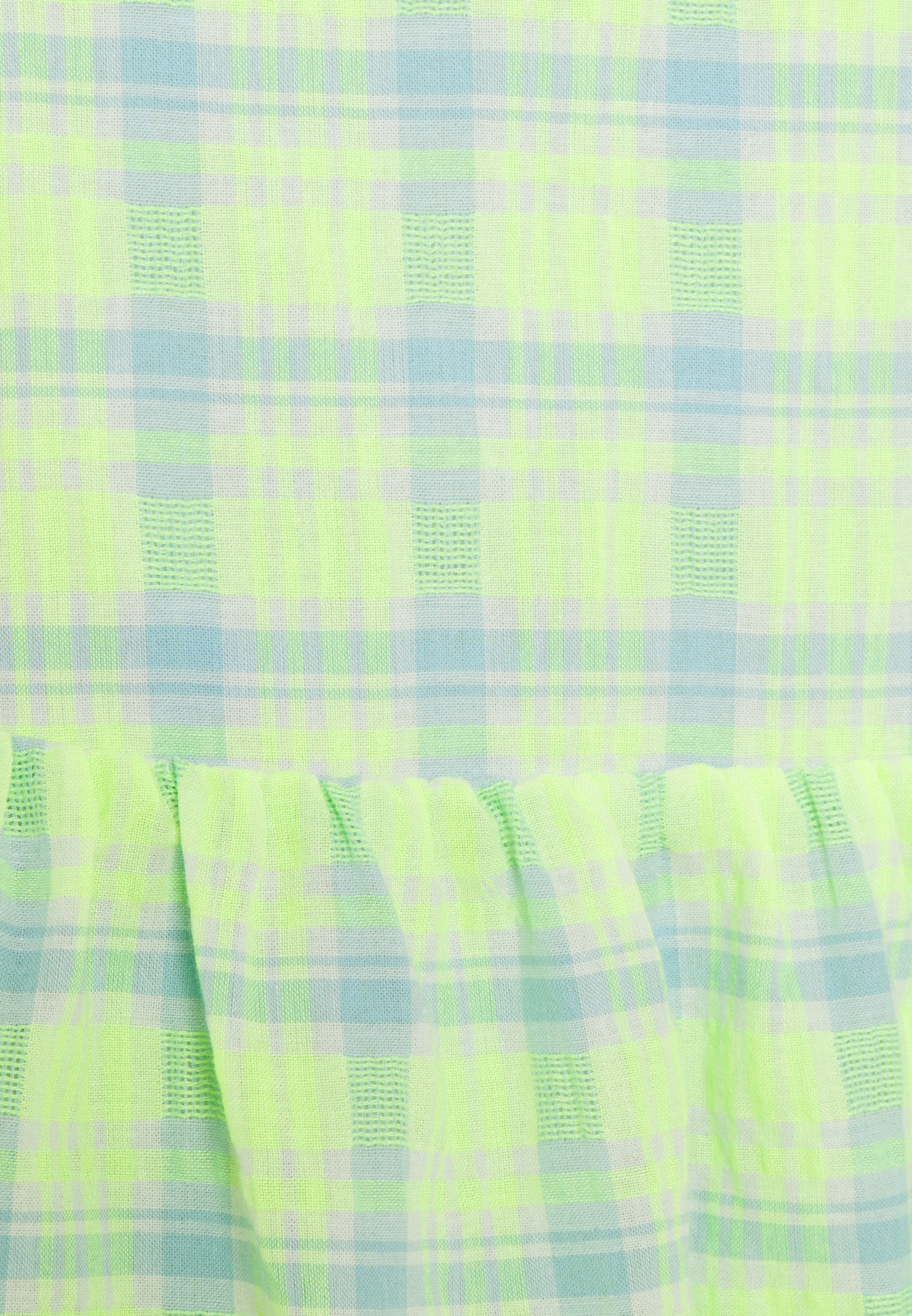 Noisy May Petite NMNEON  V NECK CHECK DRESS