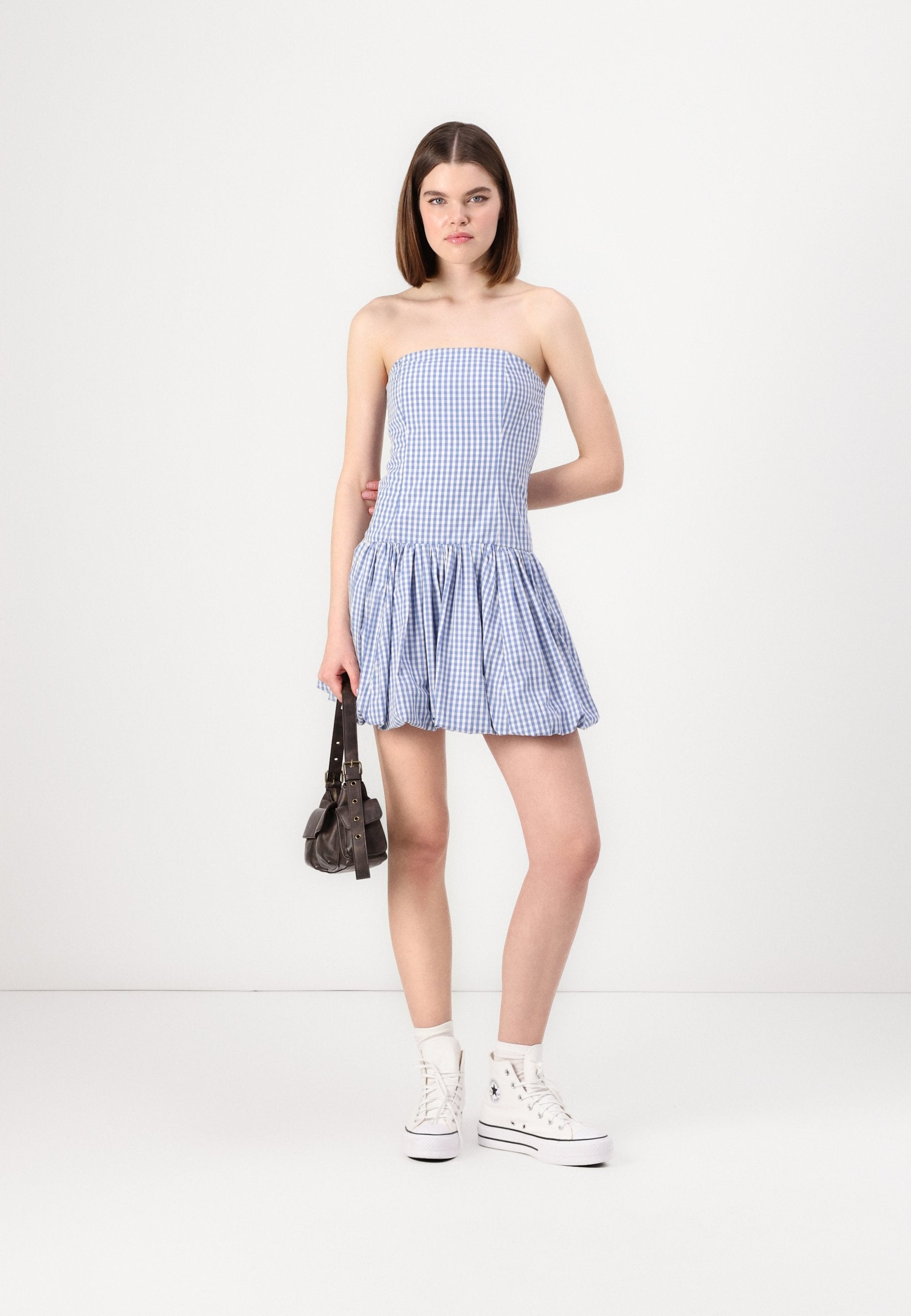 Abercrombie & Fitch Bubble Hem Mini Dress