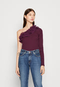 VILA VIMIA ONE SHOULDER FLOUNCE