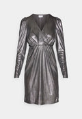VILA VILINEA MIDI FAKE WRAP DRESS