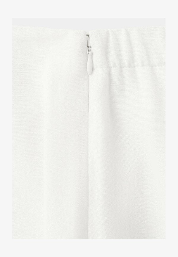 Mango ADULT - Pencil skirt - white