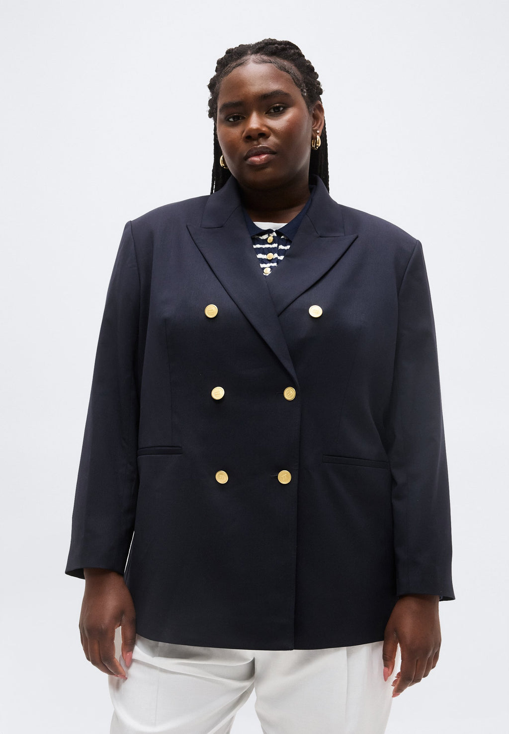 CURVE TIMELESS WOOL BLEND RELAXED BLAZER Media 3