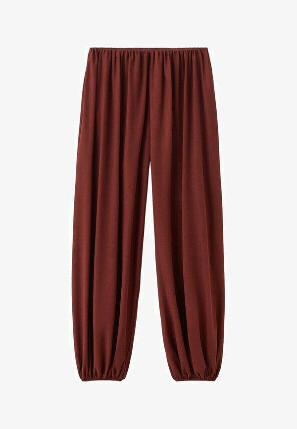 Mango ADULT - Trousers - mottled dark red
