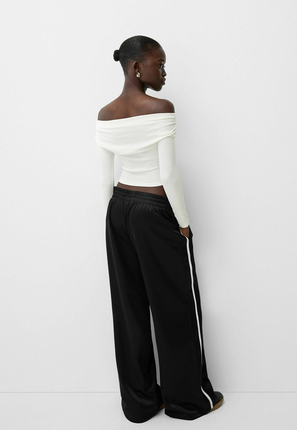 Bershka GATHERED BARDOT