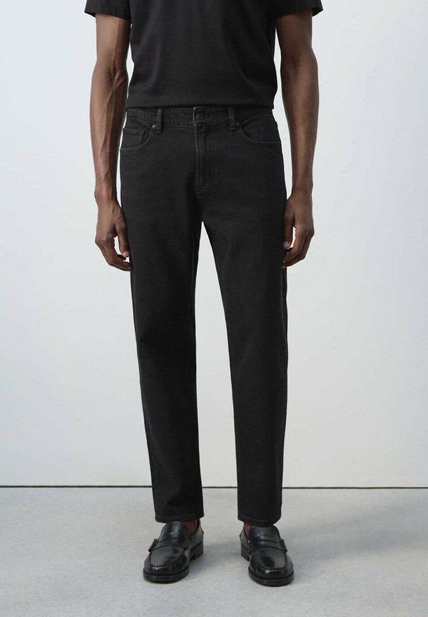 Mango ADULT - Jeans Tapered Fit - black denim