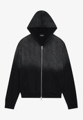 YOURTURN WASHED UP ZIP-UP HOODIE