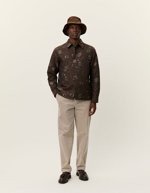 Les Deux KALEB FLOWER JACQUARD OVERSHIRT
