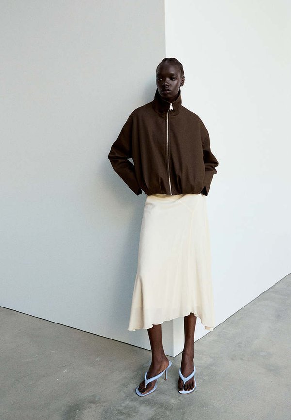 Mango ADULT - Summer jacket - dark brown